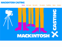 Tablet Screenshot of mackintoshcasting.com